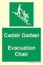 SV16381: Welsh English Bilingual Cadair Gadael / Evacuation Chair