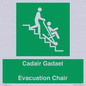 SV16381: Welsh English Bilingual Cadair Gadael / Evacuation Chair