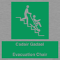 SV16381: Welsh English Bilingual Cadair Gadael / Evacuation Chair