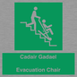 SV16381: Welsh English Bilingual Cadair Gadael / Evacuation Chair