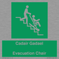 SV16381: Welsh English Bilingual Cadair Gadael / Evacuation Chair