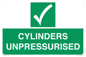 SV16537: cylinders unpressurised