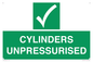 SV16537: cylinders unpressurised