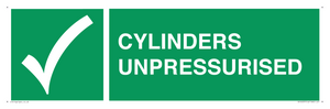SV16537: cylinders unpressurised