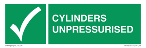 SV16537: cylinders unpressurised