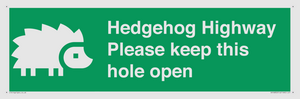 SV16852: Hedgehog Highway - Please keep this hole open