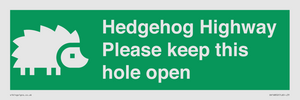 SV16852: Hedgehog Highway - Please keep this hole open