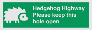 SV16852: Hedgehog Highway - Please keep this hole open