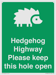 SV16852: Hedgehog Highway - Please keep this hole open