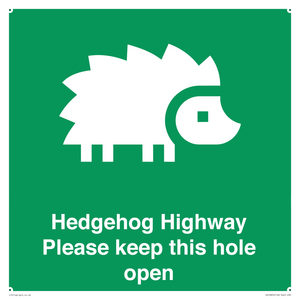 SV16852: Hedgehog Highway - Please keep this hole open