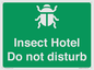 SV16864: Insect Hotel Do not disturb
