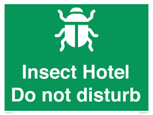 SV16864: Insect Hotel Do not disturb