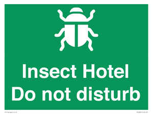 SV16864: Insect Hotel Do not disturb
