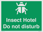 SV16864: Insect Hotel Do not disturb