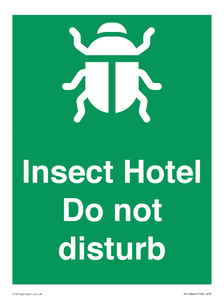 SV16864: Insect Hotel Do not disturb