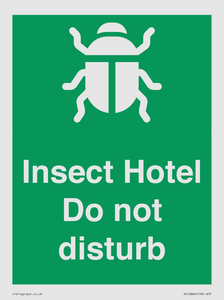 SV16864: Insect Hotel Do not disturb
