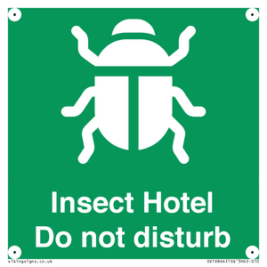 SV16864: Insect Hotel Do not disturb
