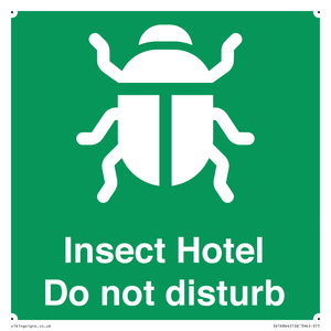 SV16864: Insect Hotel Do not disturb