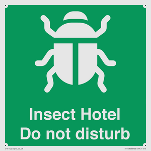 SV16864: Insect Hotel Do not disturb