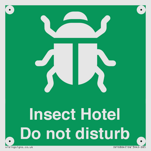 SV16864: Insect Hotel Do not disturb