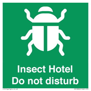SV16864: Insect Hotel Do not disturb