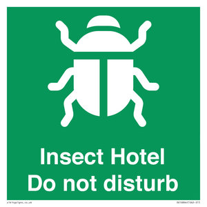 SV16864: Insect Hotel Do not disturb