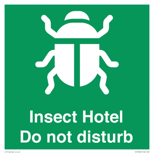 SV16864: Insect Hotel Do not disturb