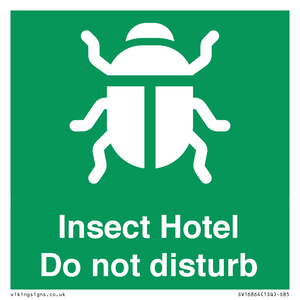 SV16864: Insect Hotel Do not disturb