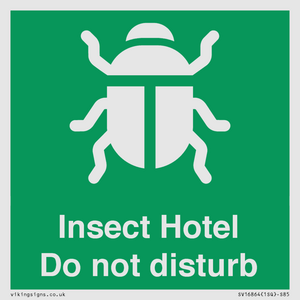 SV16864: Insect Hotel Do not disturb