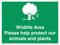 SV16907: Wildlife Area Please Help Protect our animals and plants