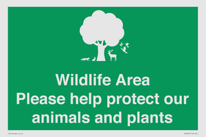 SV16907: Wildlife Area Please Help Protect our animals and plants