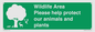 SV16907: Wildlife Area Please Help Protect our animals and plants