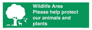 SV16907: Wildlife Area Please Help Protect our animals and plants