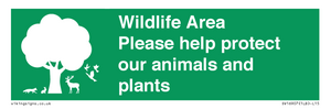 SV16907: Wildlife Area Please Help Protect our animals and plants