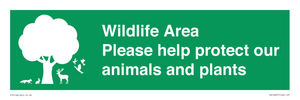 SV16907: Wildlife Area Please Help Protect our animals and plants