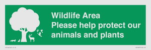 SV16907: Wildlife Area Please Help Protect our animals and plants