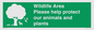 SV16907: Wildlife Area Please Help Protect our animals and plants