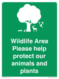 SV16907: Wildlife Area Please Help Protect our animals and plants