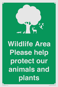 SV16907: Wildlife Area Please Help Protect our animals and plants