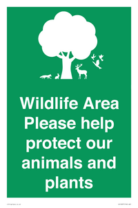 SV16907: Wildlife Area Please Help Protect our animals and plants