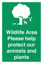 SV16907: Wildlife Area Please Help Protect our animals and plants