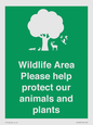 SV16907: Wildlife Area Please Help Protect our animals and plants