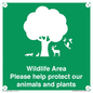 SV16907: Wildlife Area Please Help Protect our animals and plants