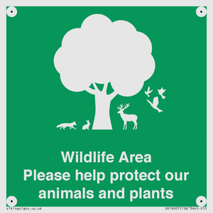 SV16907: Wildlife Area Please Help Protect our animals and plants