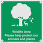 SV16907: Wildlife Area Please Help Protect our animals and plants