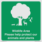 SV16907: Wildlife Area Please Help Protect our animals and plants