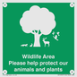 SV16907: Wildlife Area Please Help Protect our animals and plants