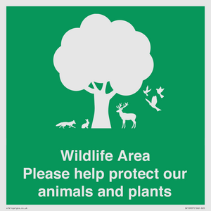 SV16907: Wildlife Area Please Help Protect our animals and plants