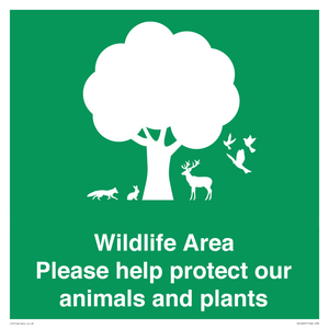 SV16907: Wildlife Area Please Help Protect our animals and plants