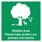SV16907: Wildlife Area Please Help Protect our animals and plants